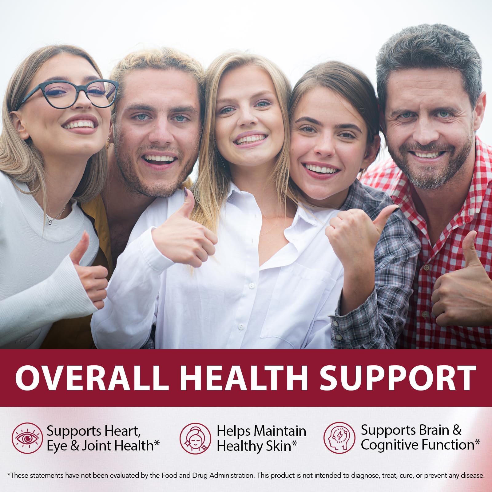 Echoes of the Spring astaxanthin packaging front presenting a clean, soy-free formula