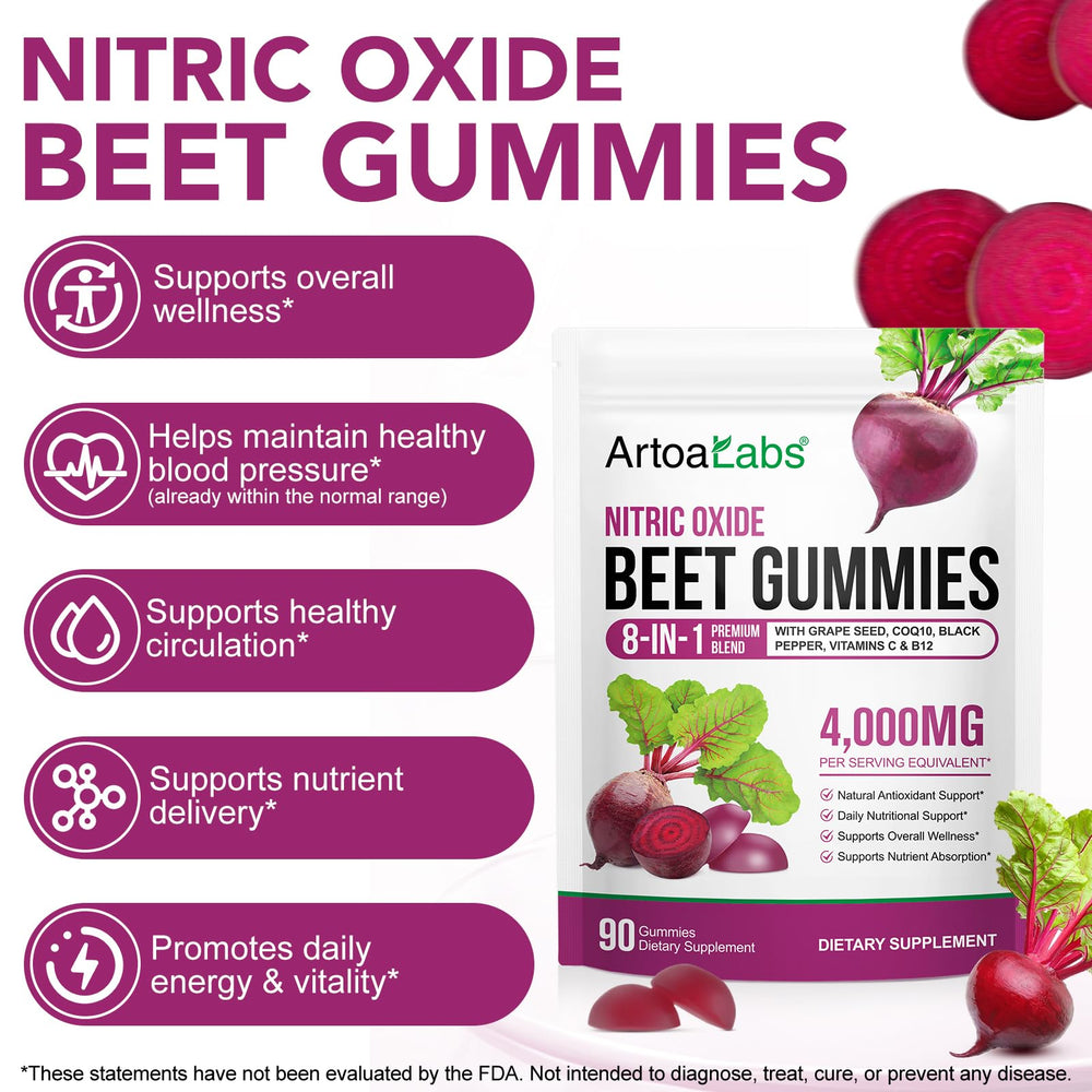 ECHTEYUN gummies closeup shows vibrant red gummies with natural flavor.