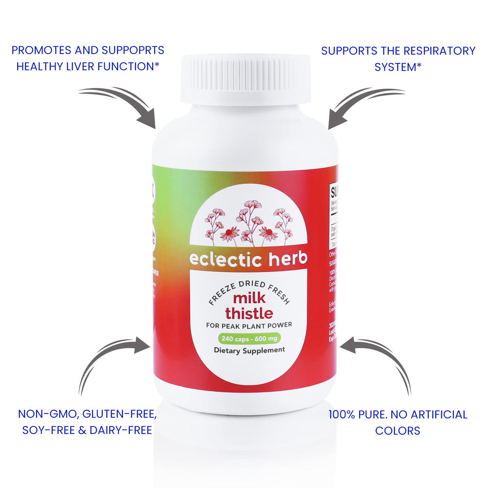 Eclectic Institute lab-tested capsules ensure consistent potency.