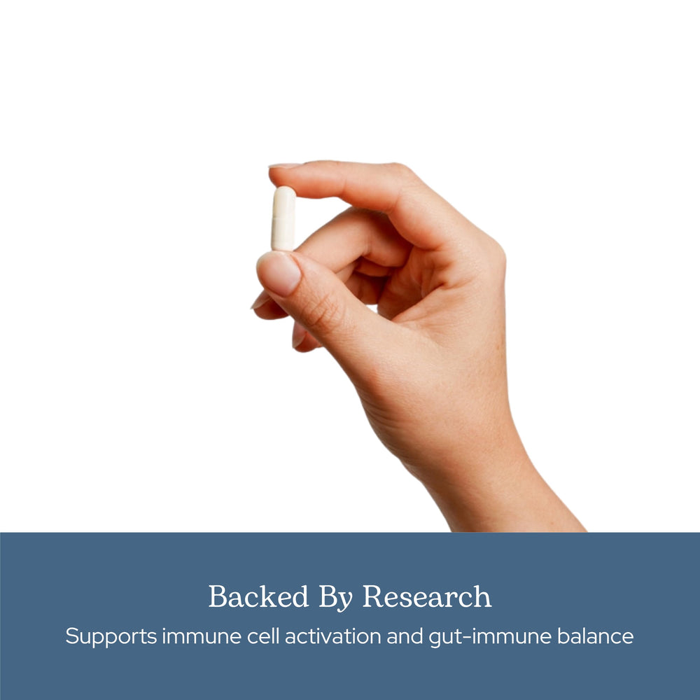 Eclectic Institute Larix capsules pour: convenient dosing with water.