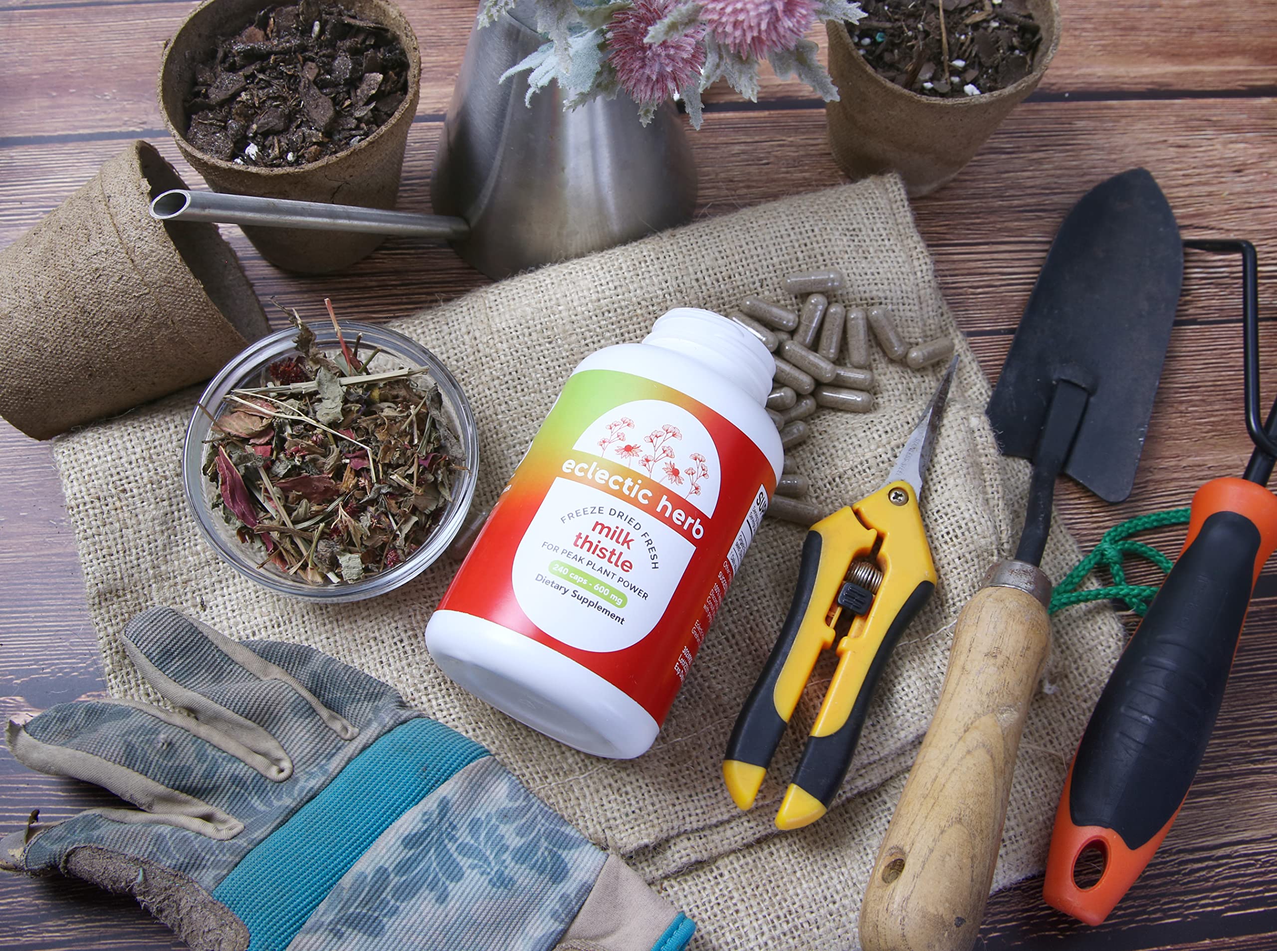 Eclectic Institute milk thistle supports everyday health rituals.