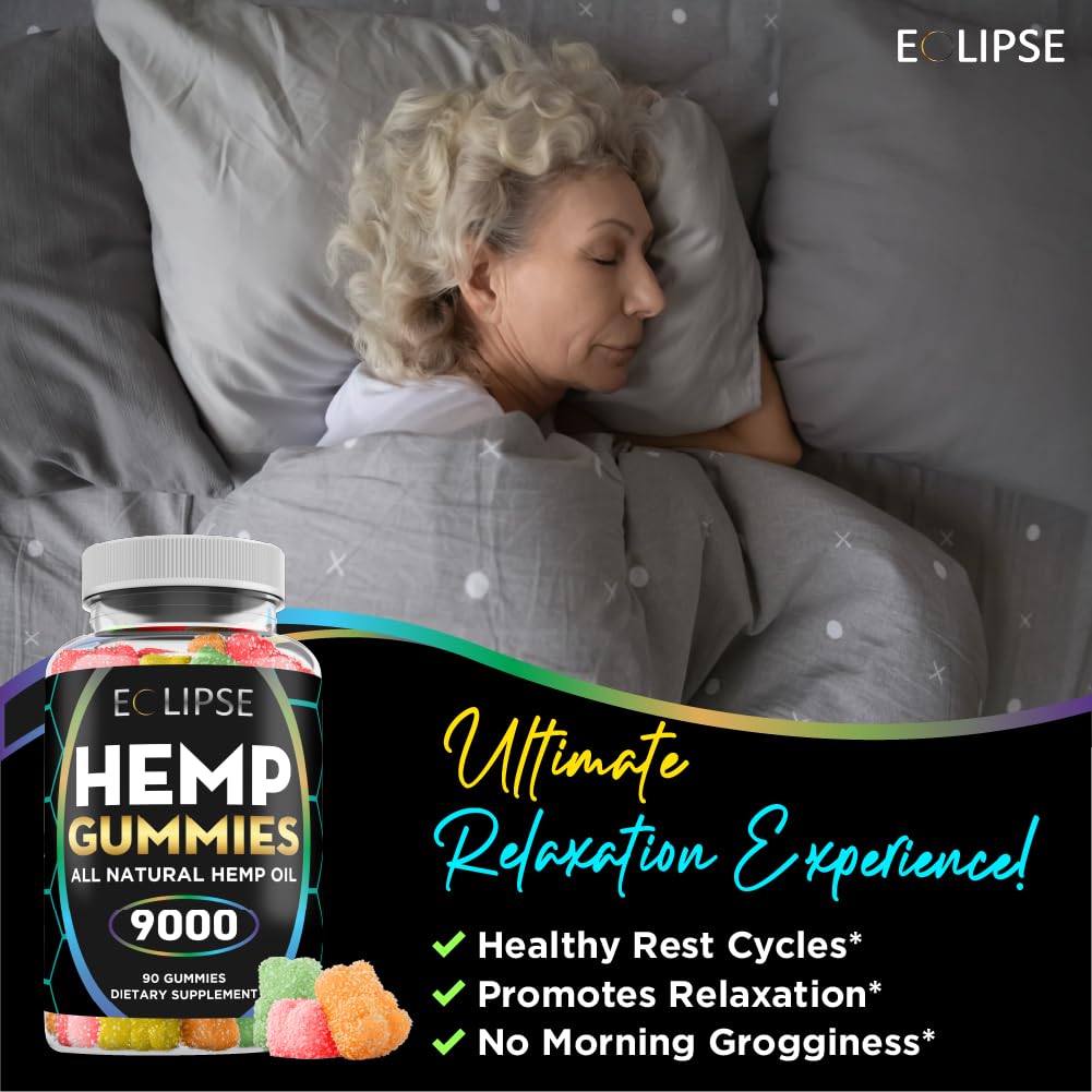 Eclipse Hemp Gummies bear close-up with bright tropical flavors.