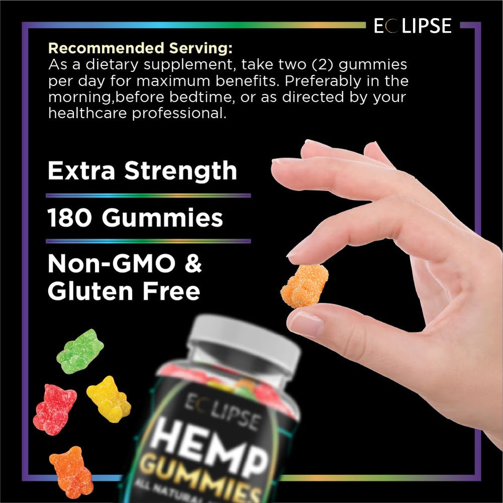 Eclipse Hemp Gummies tropical flavors for tasty daily intake.