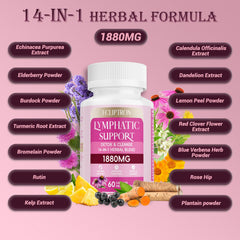 Ecliptron Lymphatic Drainage capsules ready for daily use and immune wellness.