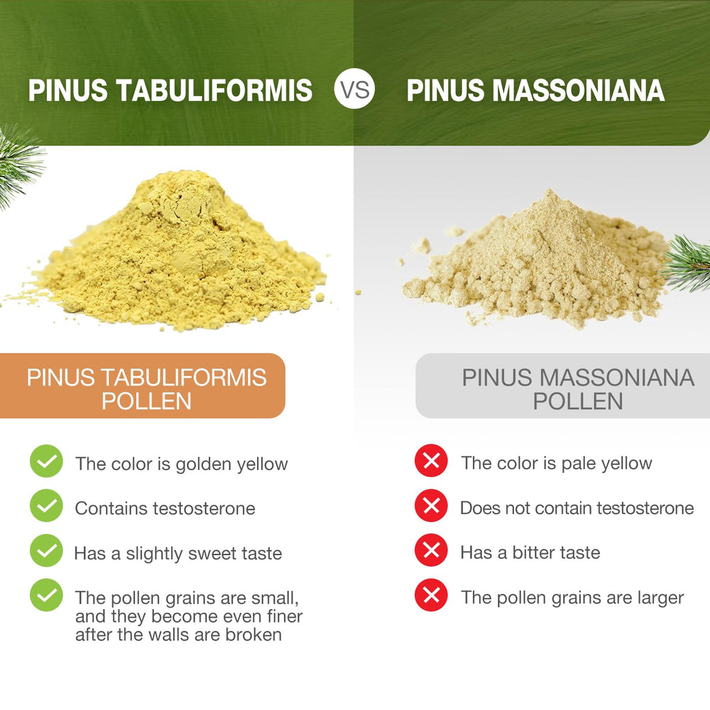 ECO-TASTE Pine Pollen Powder used as a cooking ingredient for flavor