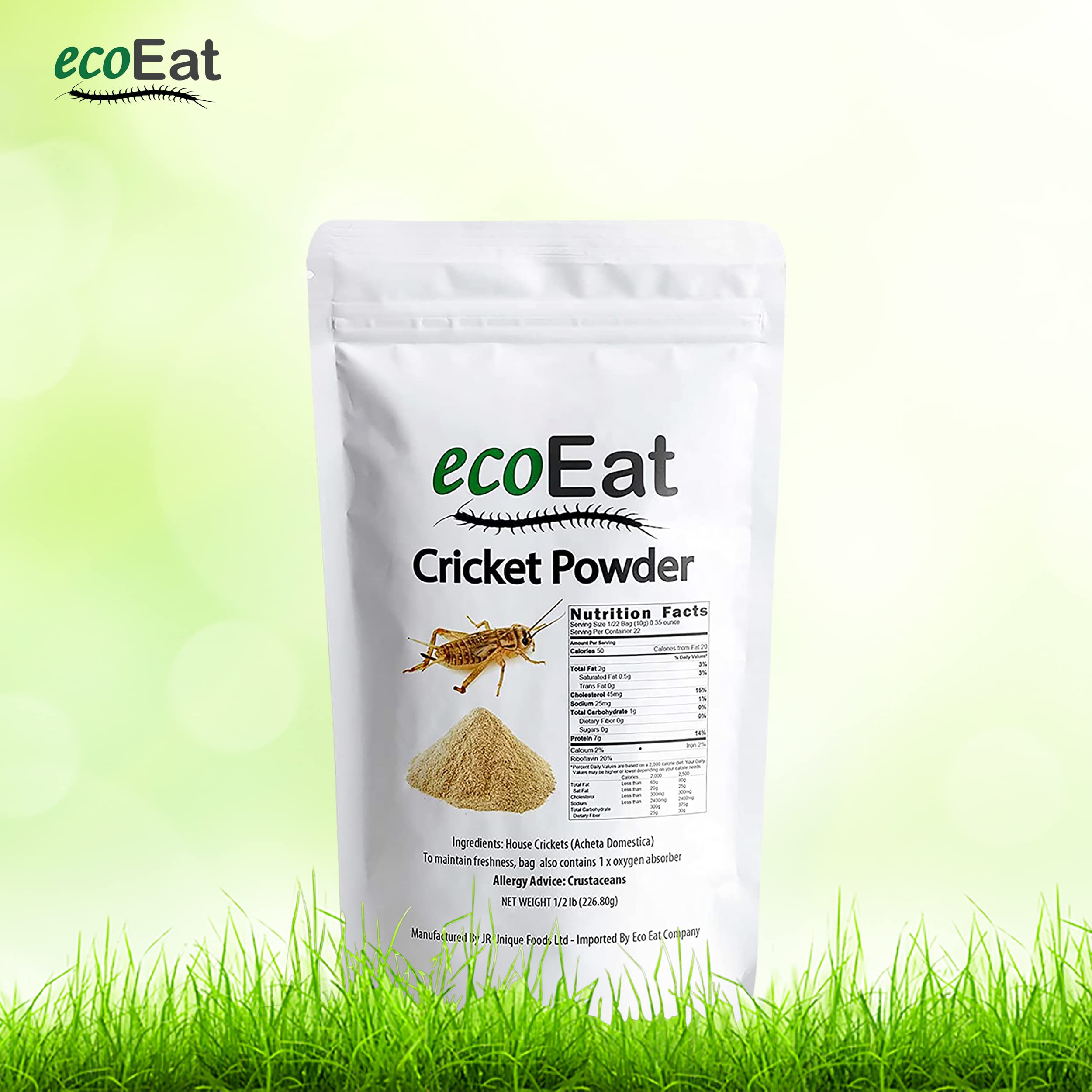 ecoEat cricket powder baking use in recipe bowl for wholesome breads.