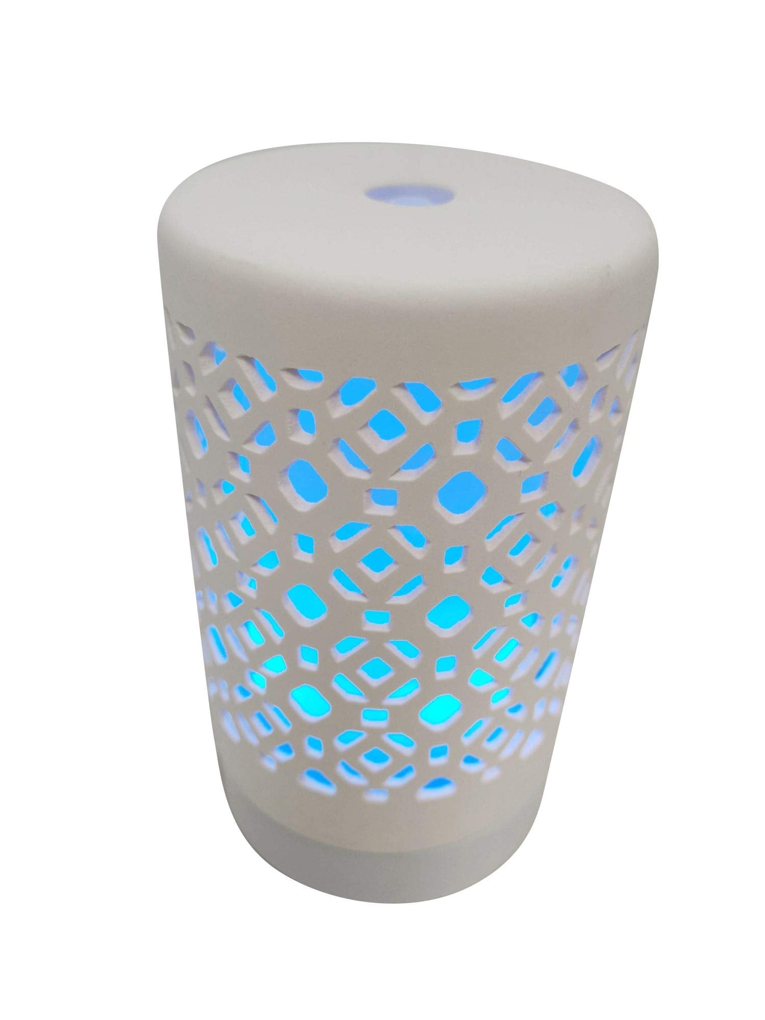 EcoGecko diffuser with 7-color ambient light enhances mood and decor.