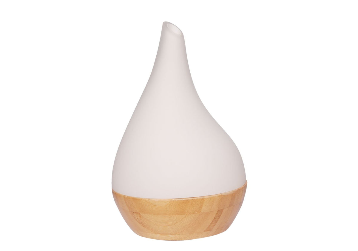EcoGecko diffuser with bamboo base adds natural warmth to spaces