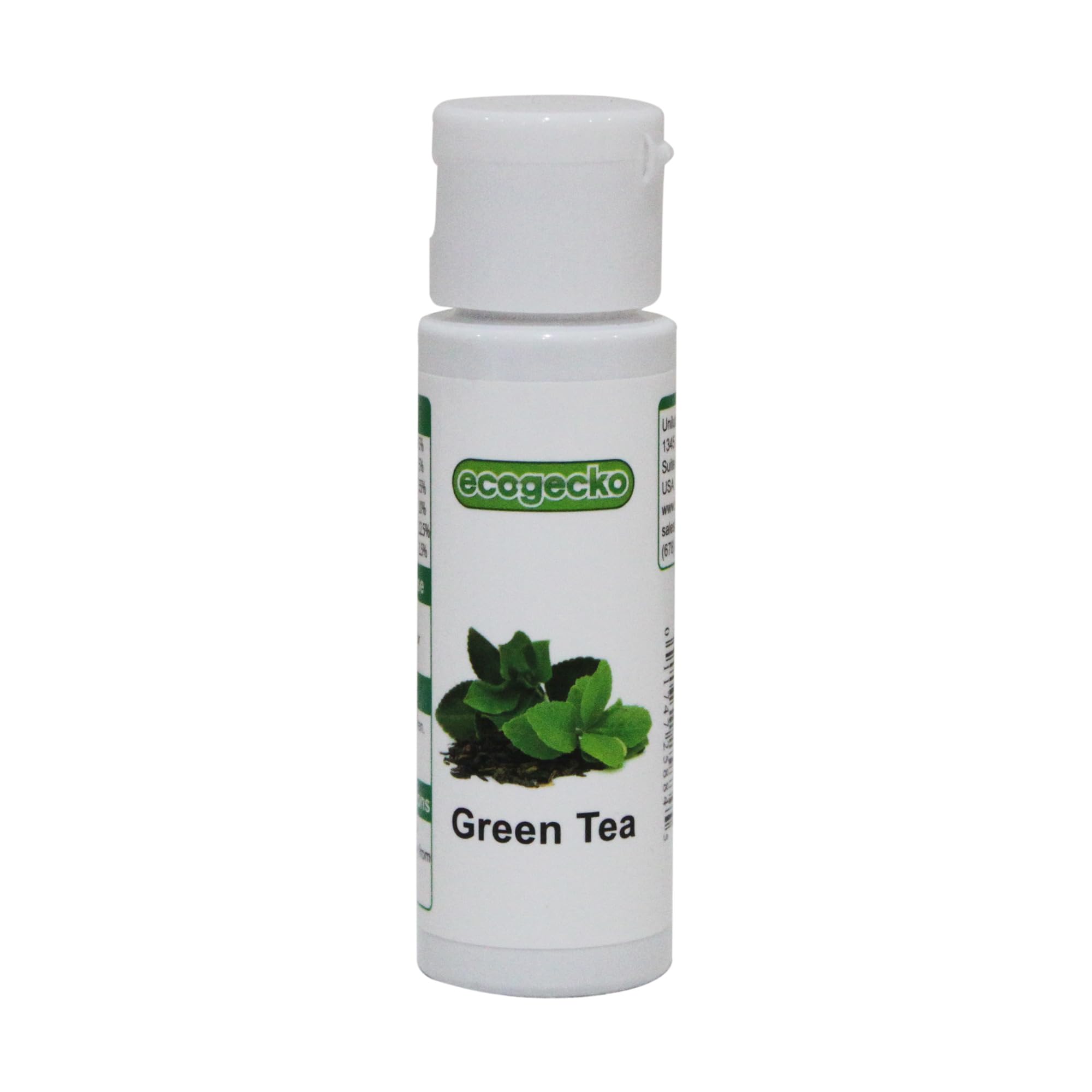 EcoGecko Green Tea aroma oil for diffusers, ideal for calm spaces and diffuser-based ambiance