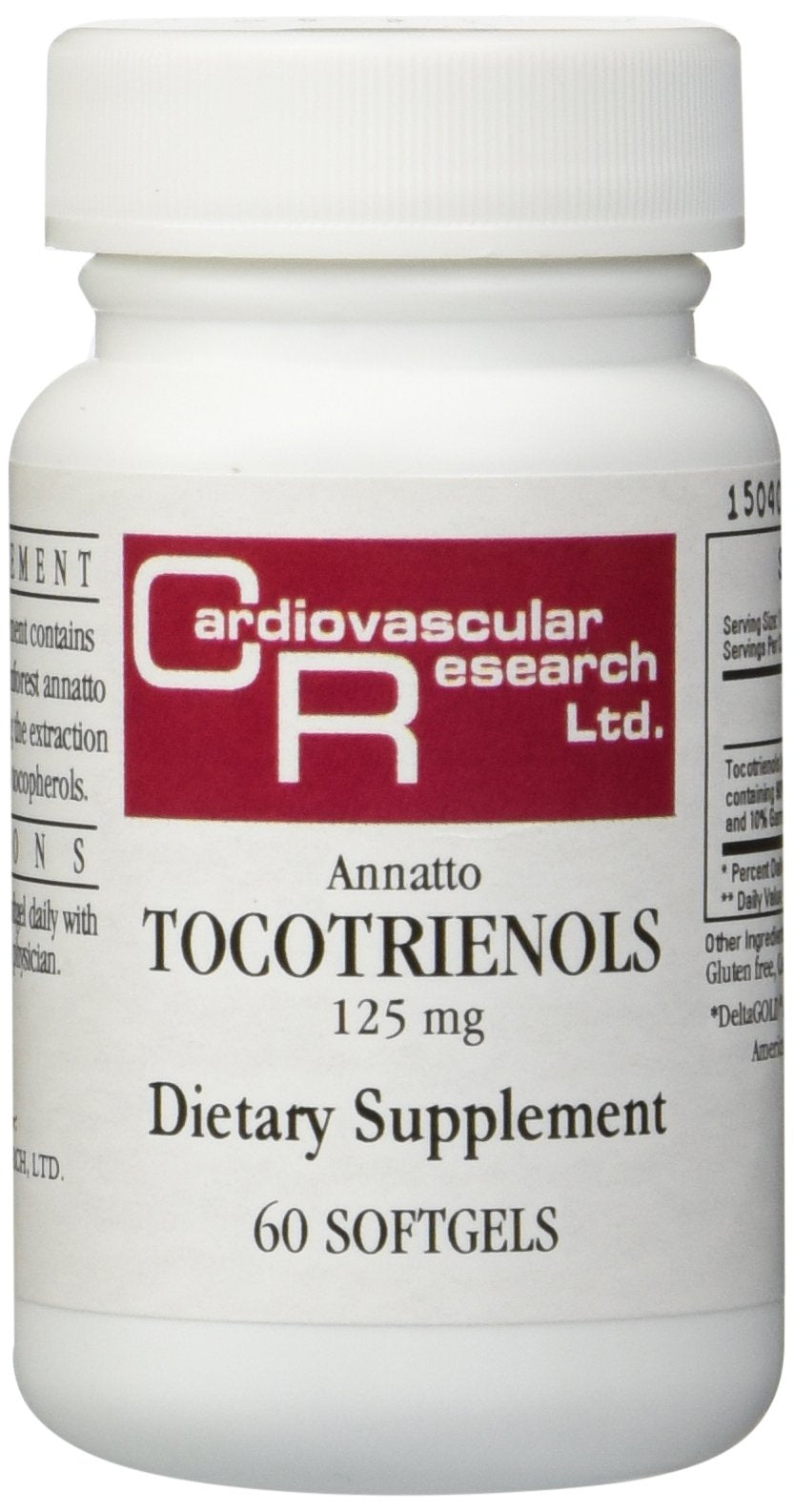 Ecological Formulas Annatto Tocotrienols bottle pour, ready for daily use
