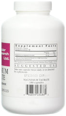 Ecological Formulas Magnesium Taurate capsules arranged for easy counting and dosing.