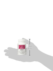 Ecological Formulas kelp w/selenomethionate capsules closeup reveals smooth texture for daily use