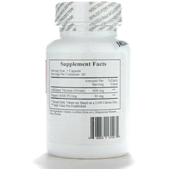 Ecological Formulas LTP 600 mg capsules ready for daily use.