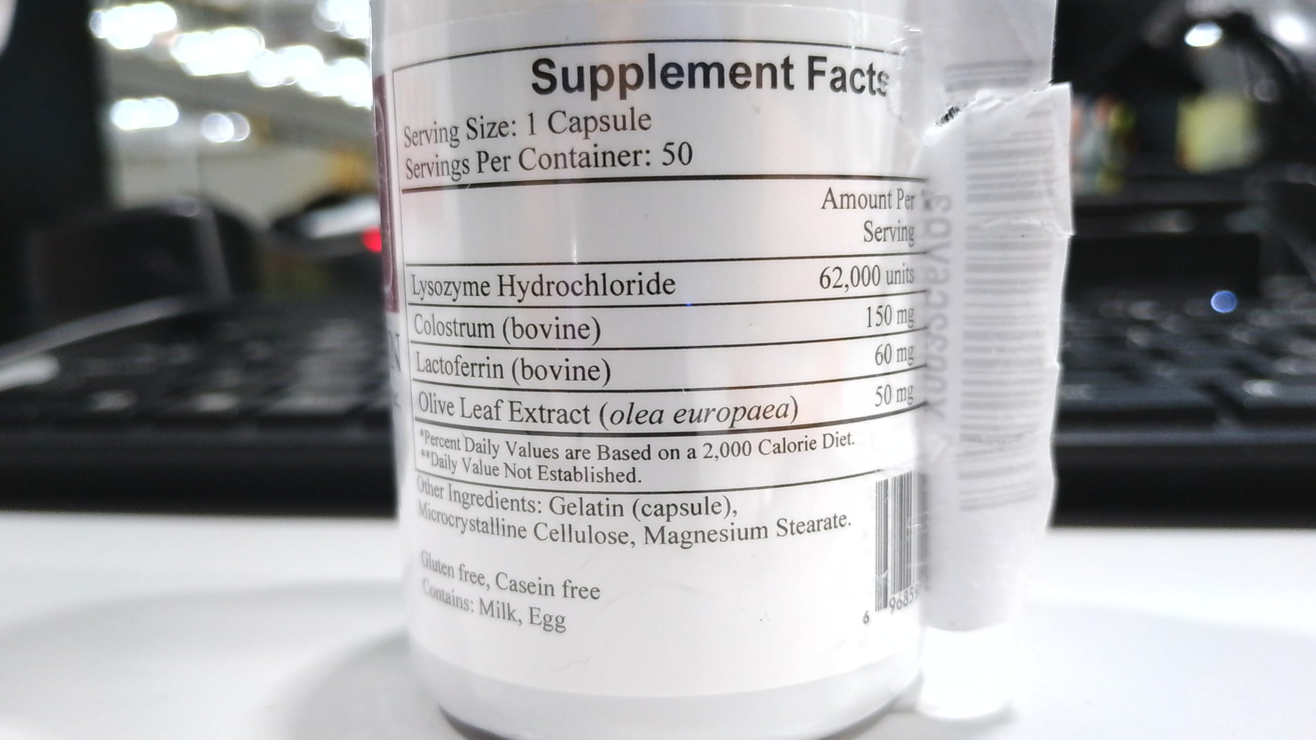 Ecological Formulas Nutricillin 50 caps bottle for daily wellness support