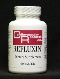 Ecological Formulas Refluxin bottle front, promoting everyday digestive comfort