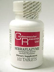 Ecological Formulas Serraflazyme 100 tabs bottle for cardiovascular research exploration