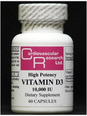 Ecological Formulas Vitamin D3 10,000 IU bottle aids daily wellness