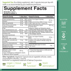 EcoNugenics ecoDetox milk thistle image emphasizes liver wellness.