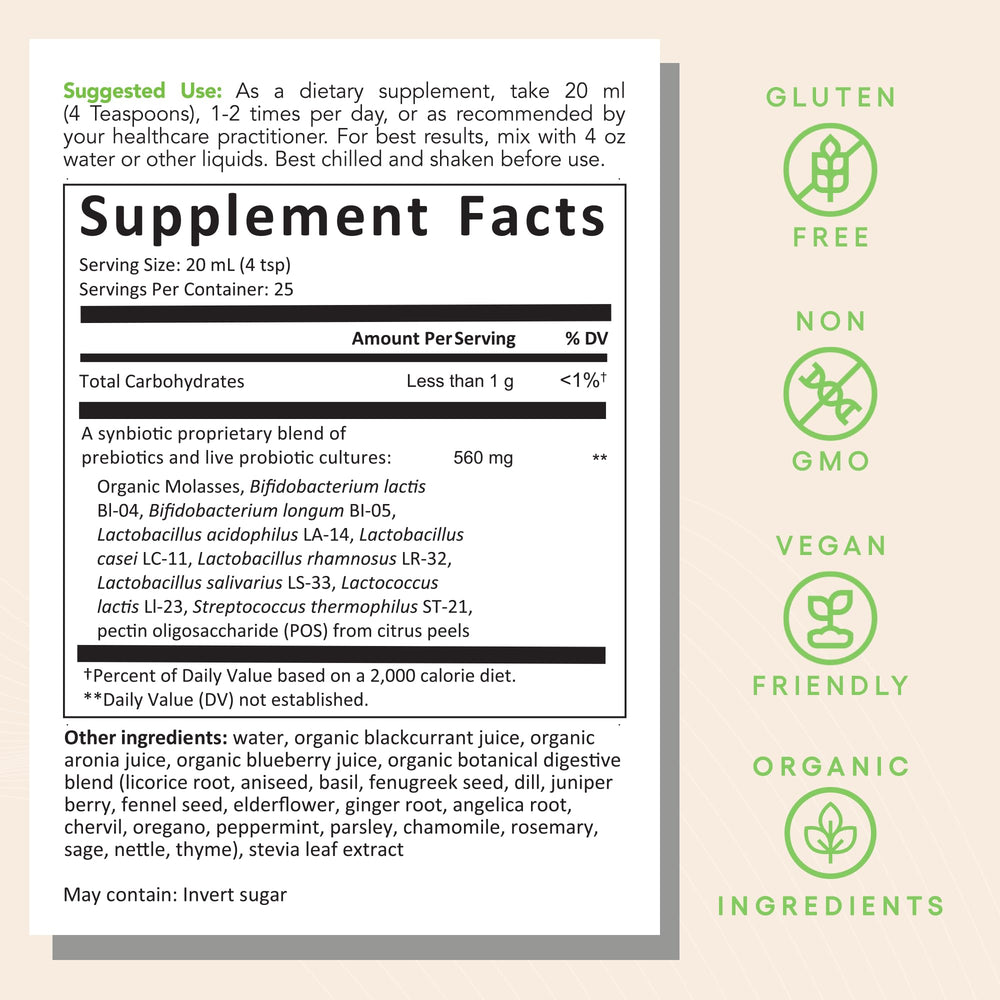 Teaspoon measuring EcoProbiotic for your daily gut health routine.