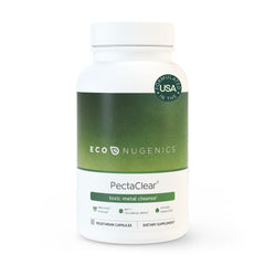 EcoNugenics PectaClear bottle front showing natural detox solution