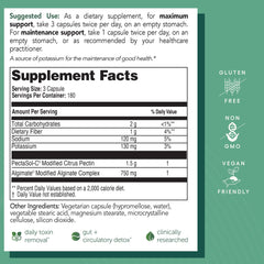 EcoNugenics PectaClear caja de presentación, contiene ingredientes activos para apoyo circulatorio.