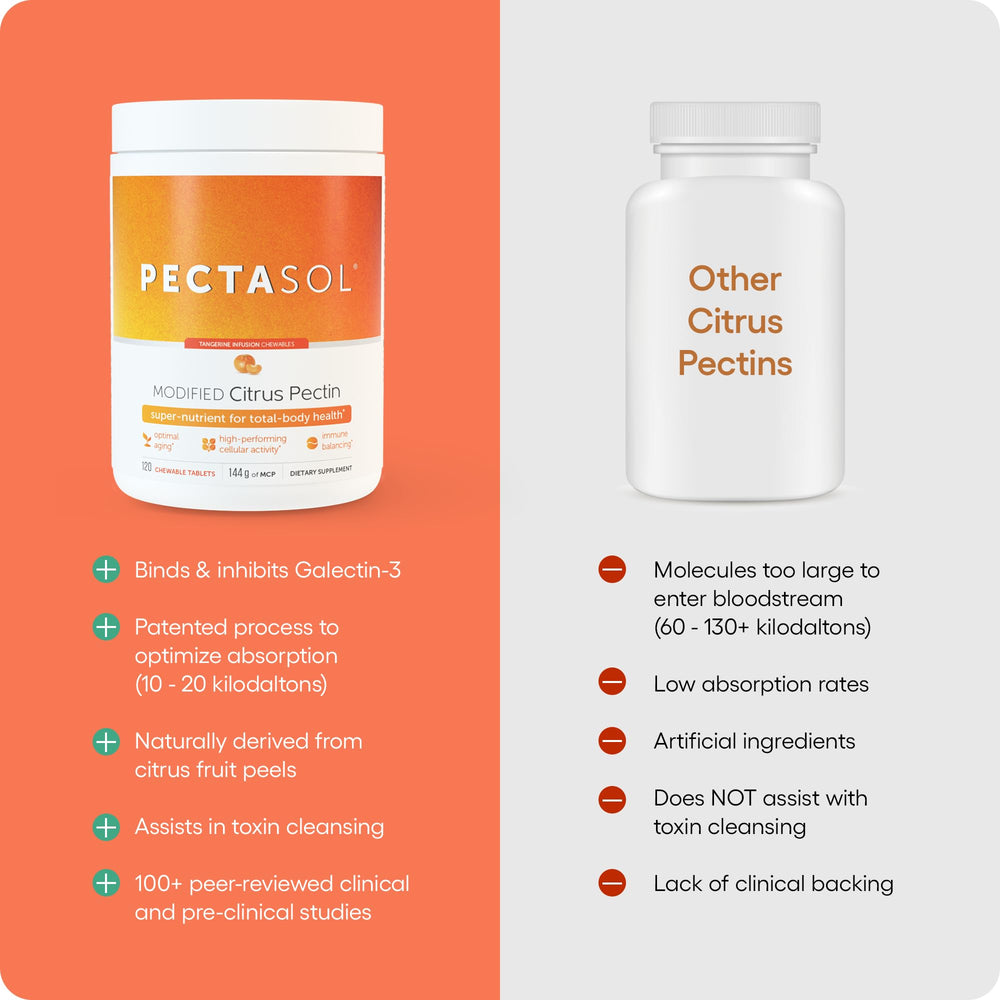 PectaSol powder being mixed with water in a glass for daily use.