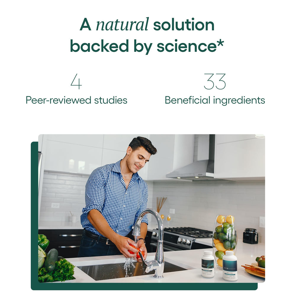 EcoNugenics ProstaCaid label highlighting natural ingredients blend.