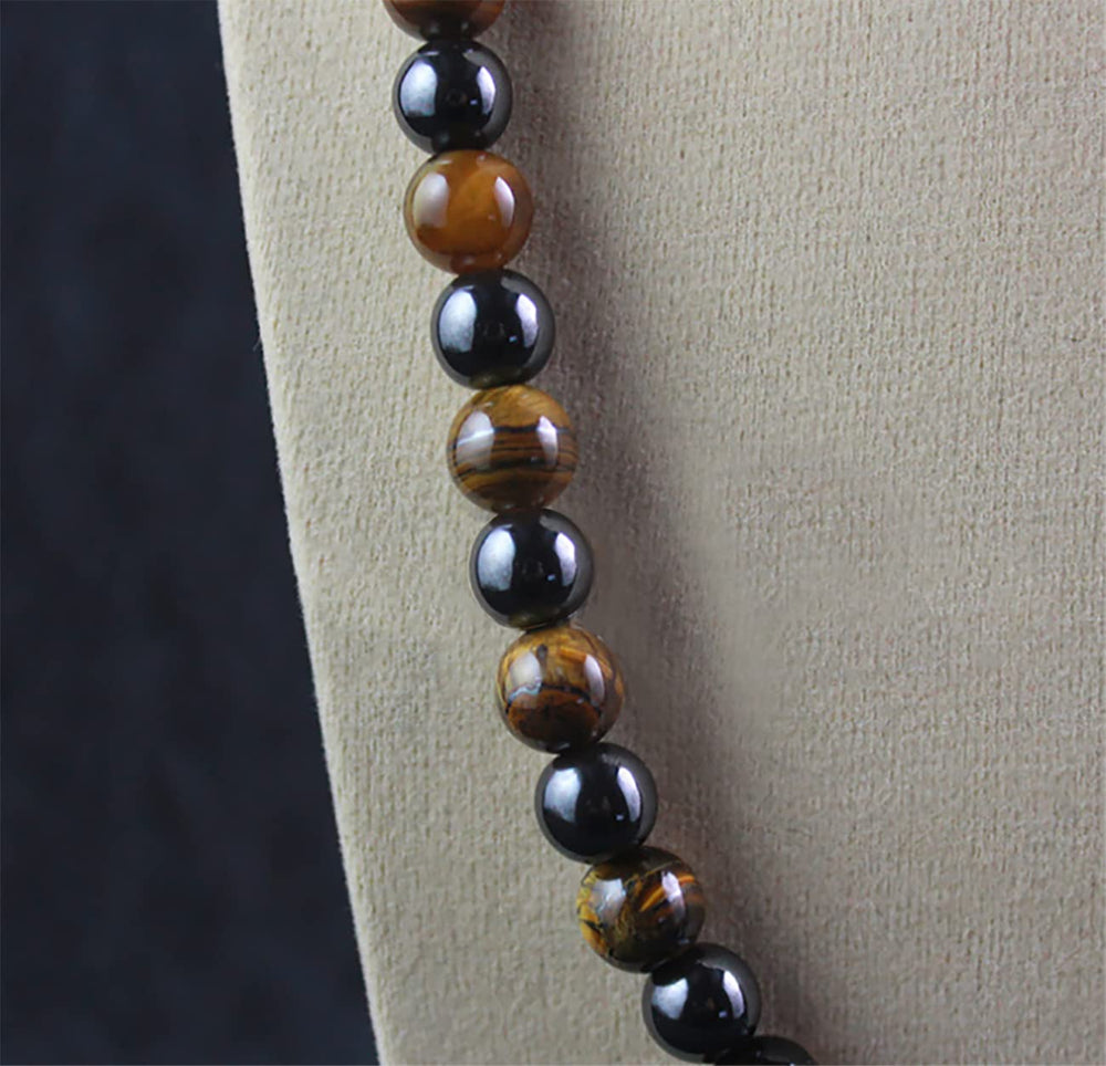 Ecooon 20-inch length necklace laid flat to show fit.