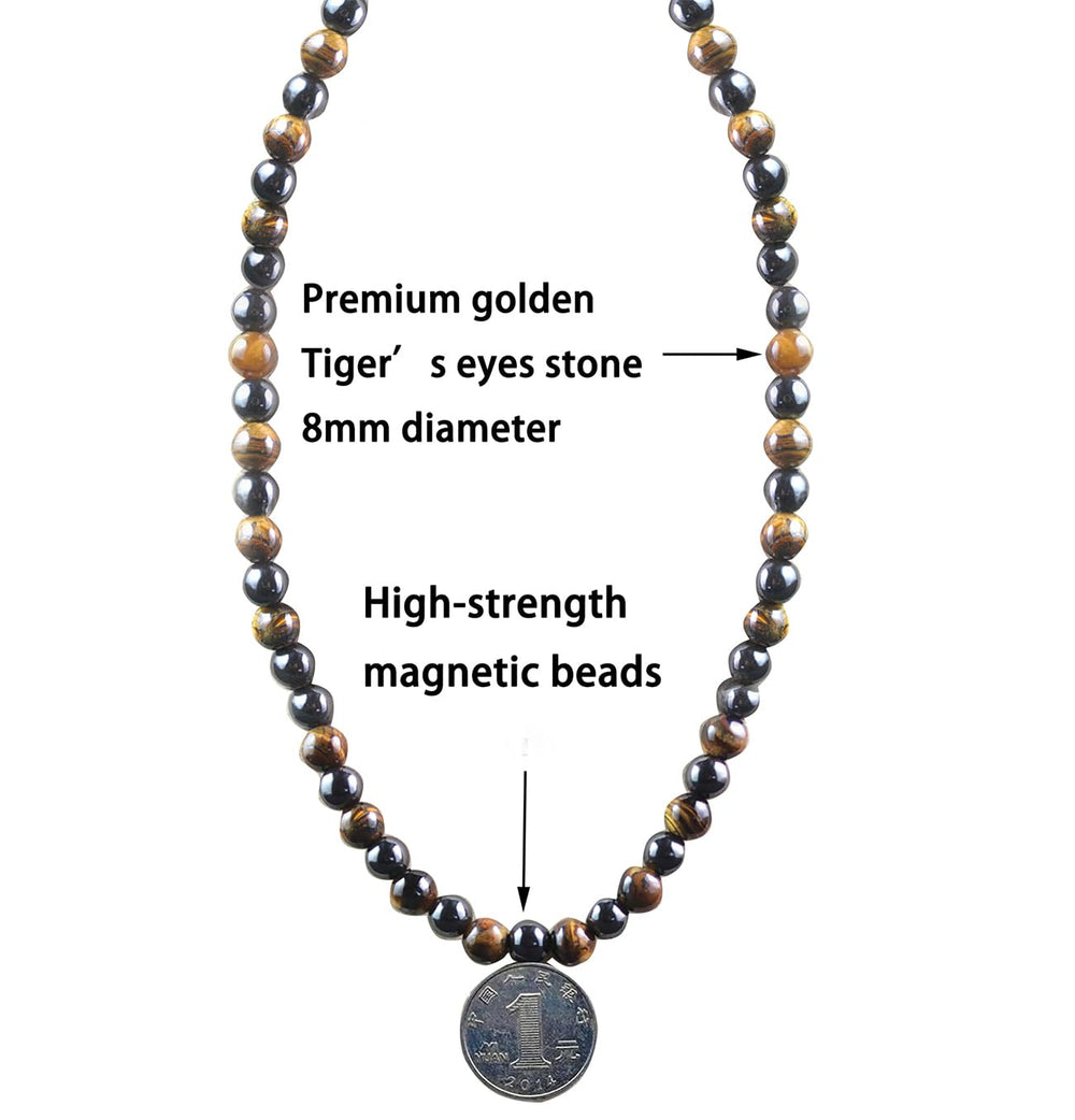 Ecooon full necklace displayed draped to illustrate unisex design.