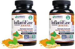 EcoStream Naturals InflamEase bottle, ideal for daily wellness routine.