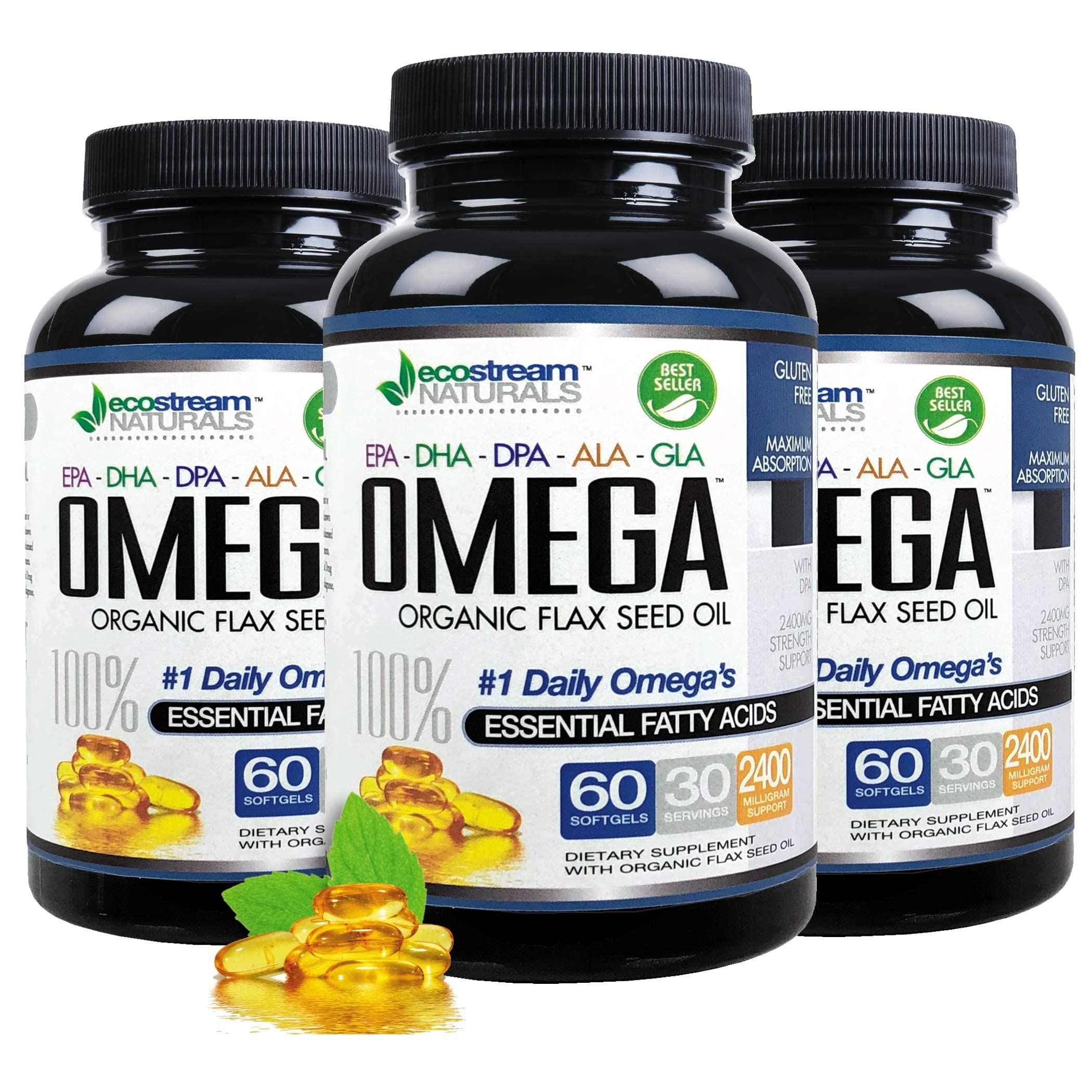 Ecostream Naturals 2x60 softgels pack for convenient supplementation