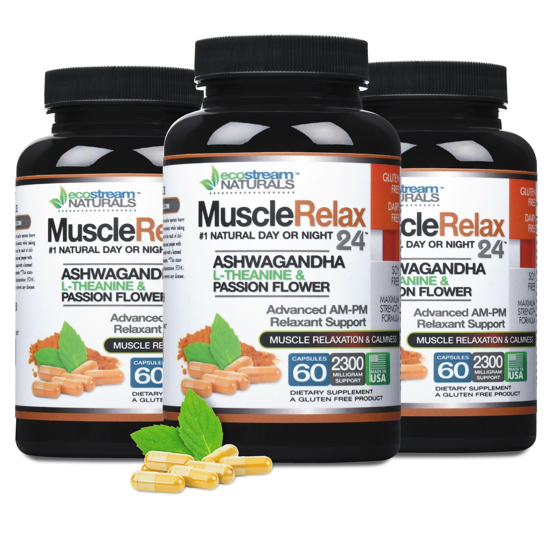 ecostream naturals relaxant instruction-card reference for dosing guidance