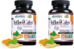 Ecostream Naturals InflamCalm bottle front for easy daily use.