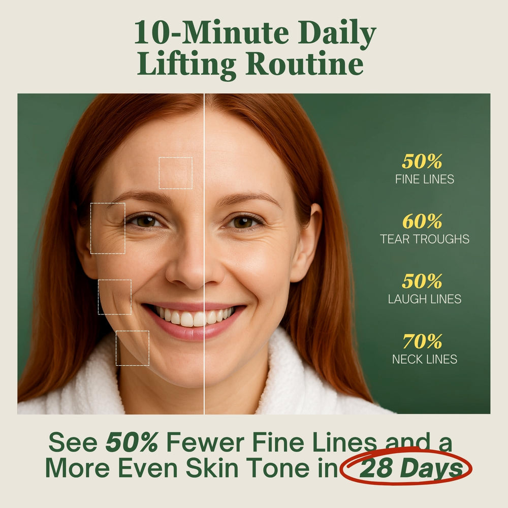 Eden and Elm close-up showing red light emission for targeted skincare sessions.