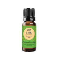 Edens Garden Aches & Pains bottle front for relaxation.