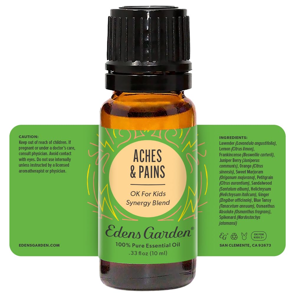 Edens Garden Aches & Pains kid-safe use at home.
