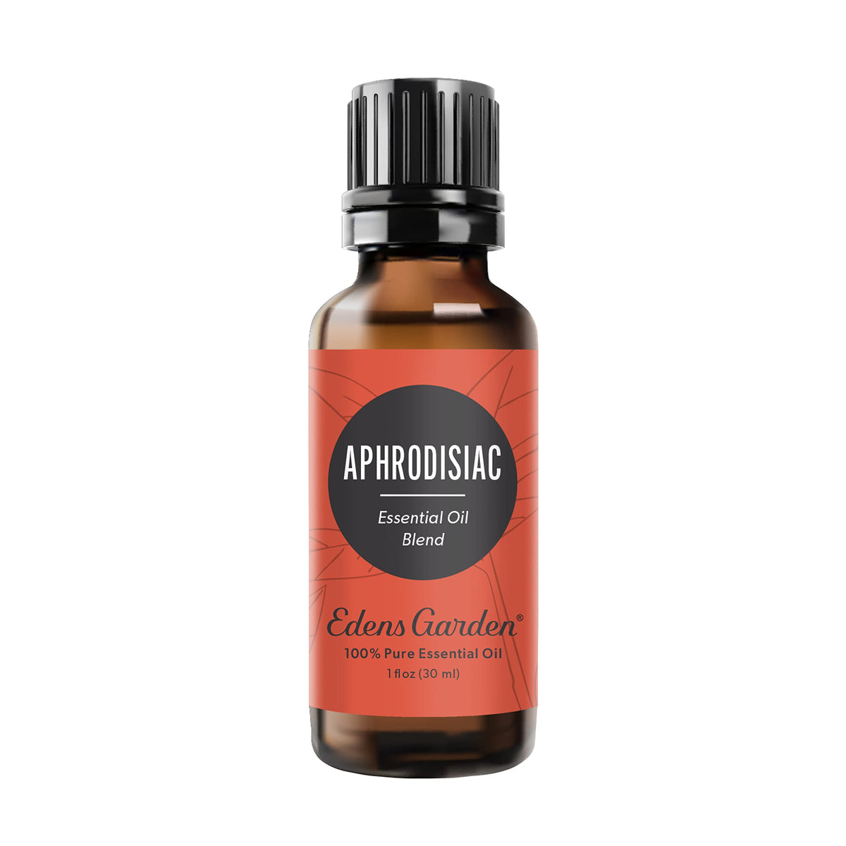 Edens Garden Aphrodisiac bottle pour, ready for intimate massage or diffusion.