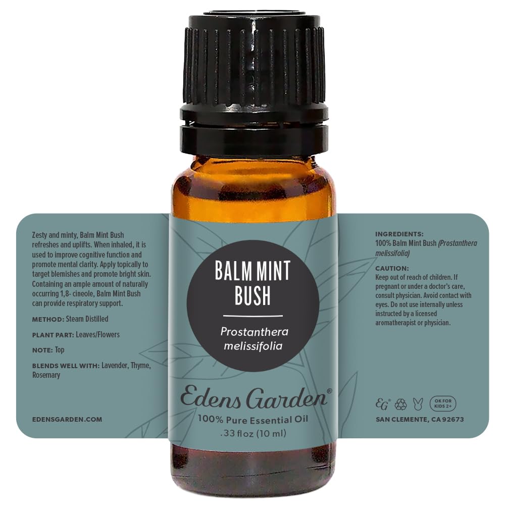Edens Garden Balm Mint Bush diffuser ambience enhances living space.