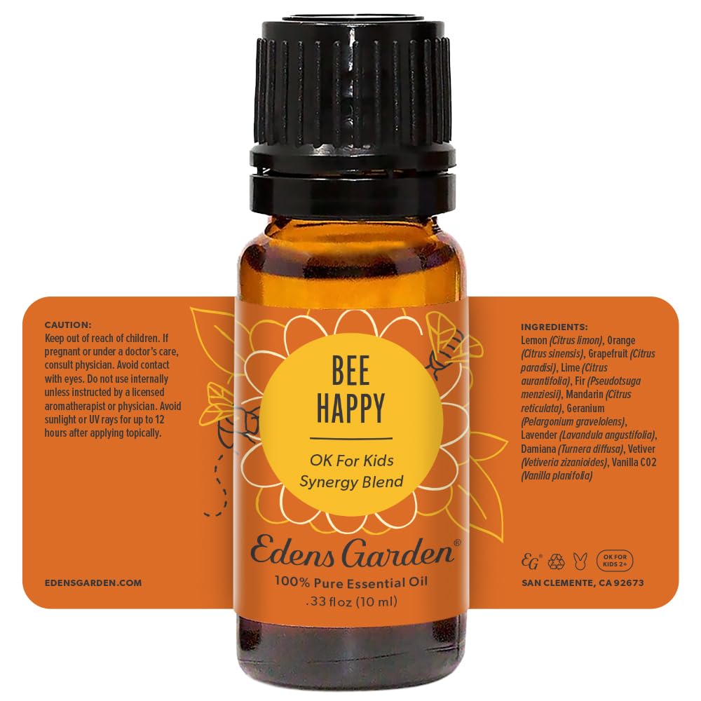 Edens Garden Bee Happy diffusion setup complements daily routines.