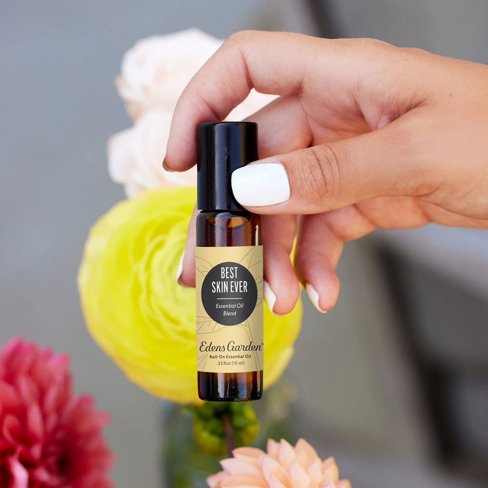 Edens Garden Best Skin Ever roll-on application for quick, targeted skin nourishment.