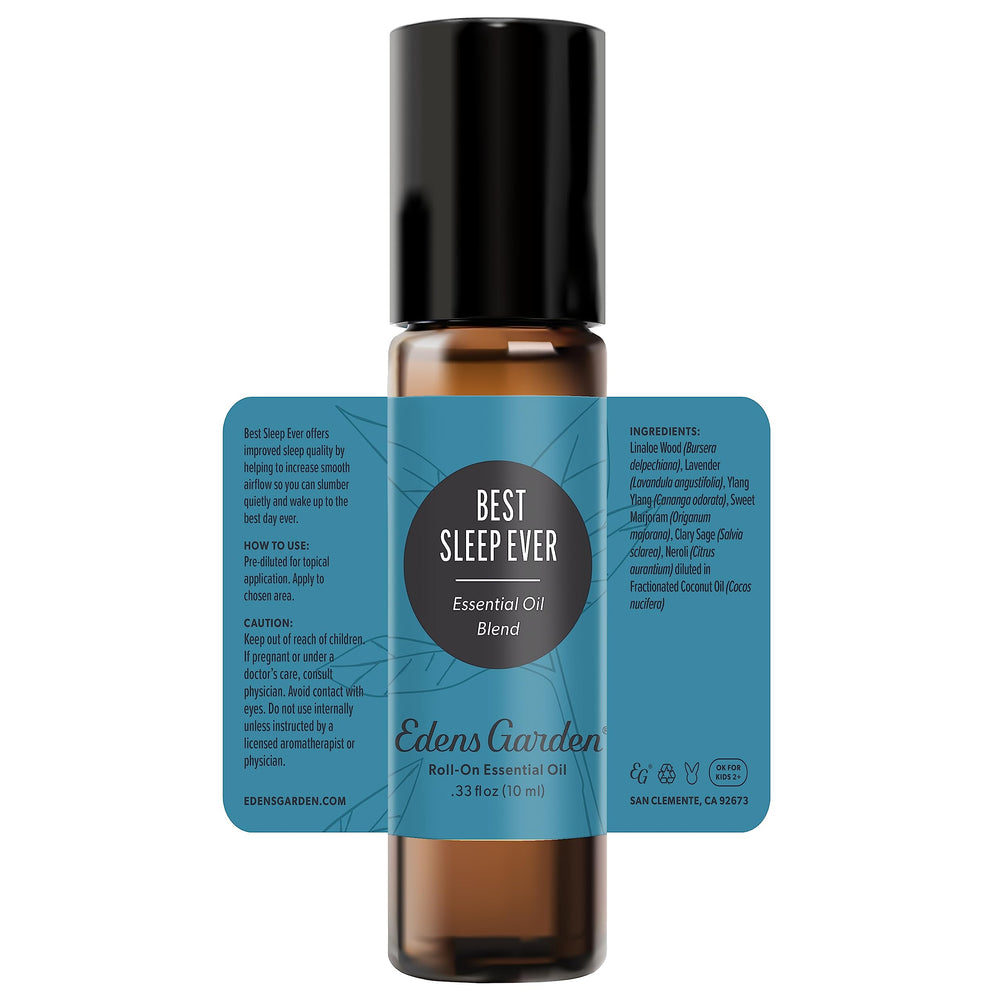 Bedroom scene with Edens Garden Best Sleep Ever creating a calming nighttime ritual