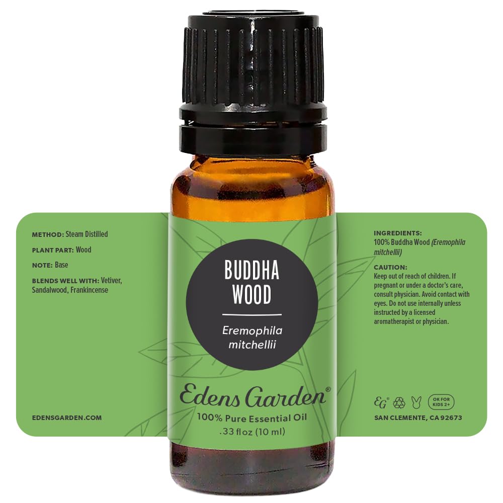 Edens Garden Buddha Wood packaging emphasizes value without compromising quality.