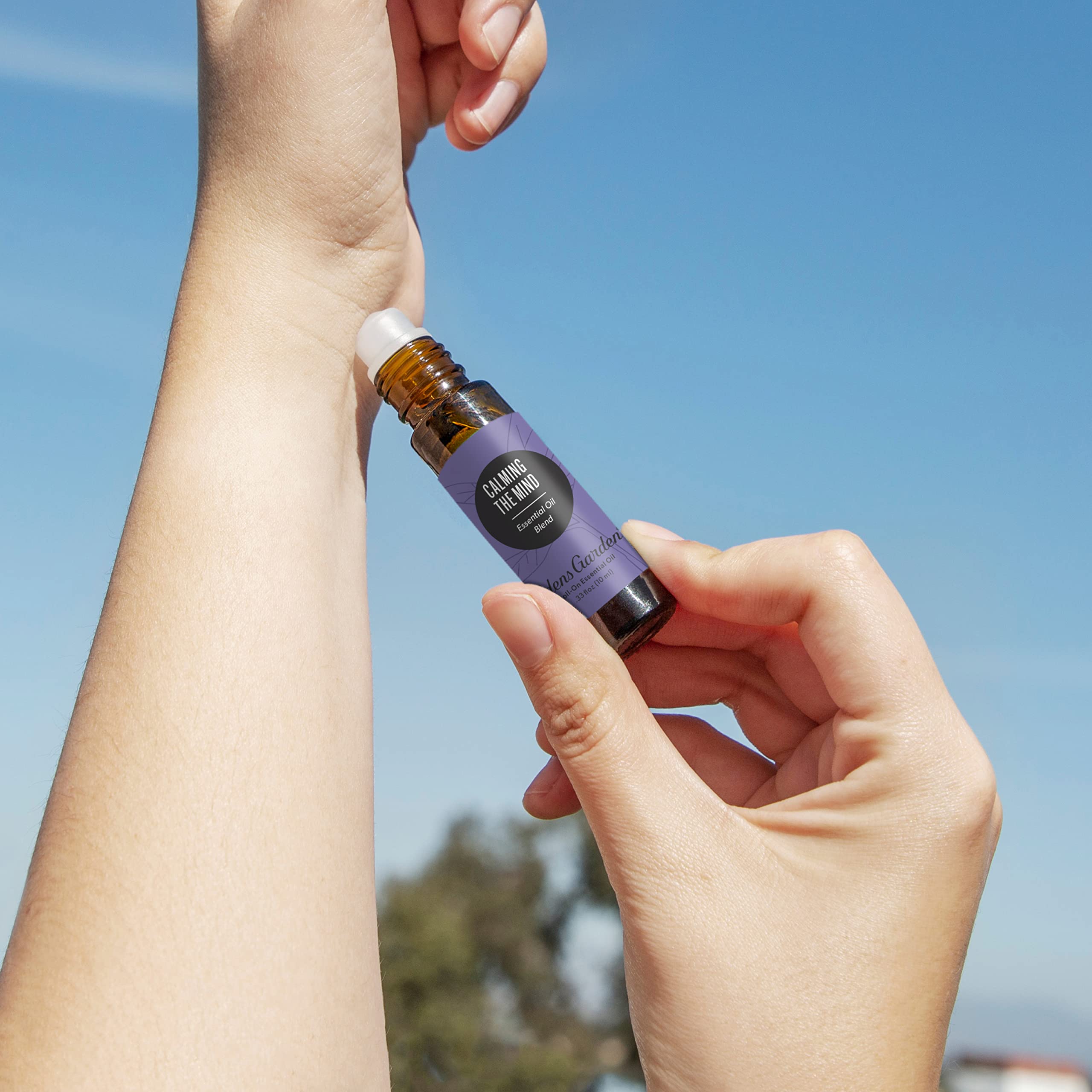 Edens Garden Calming The Mind roll-on application for quick mood support
