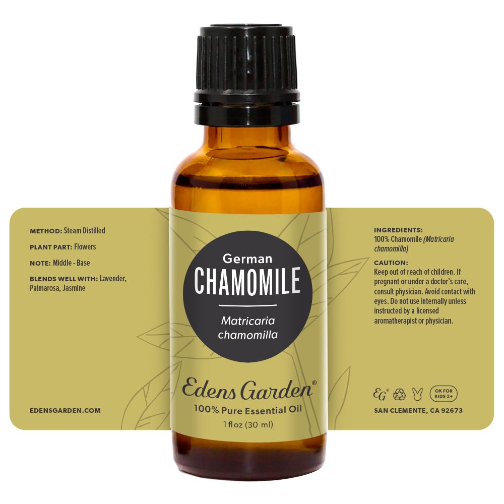Edens Garden Chamomile bottle top enabling precise dispensing.