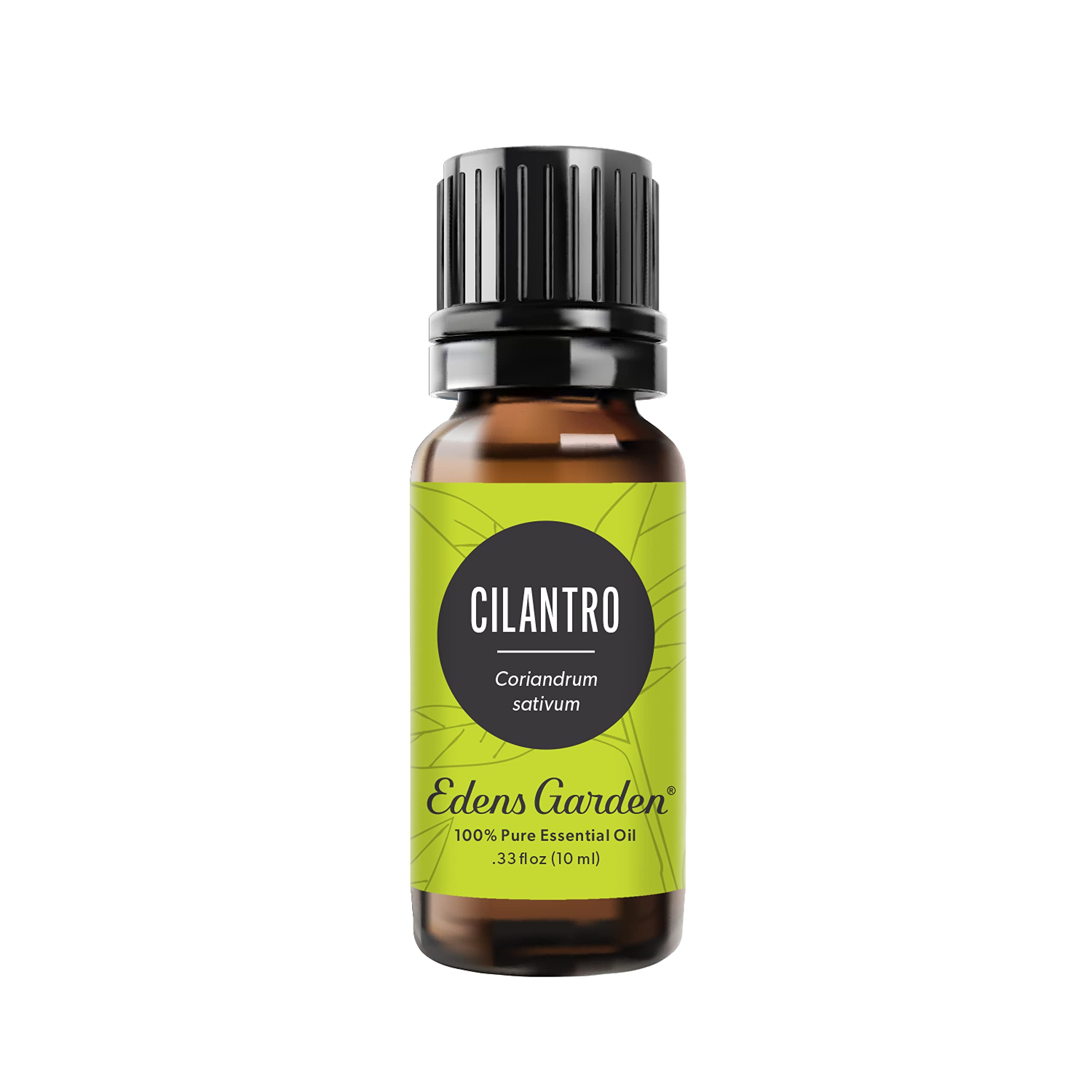 Edens Garden cilantro oil bottle for diffuser and topical use.