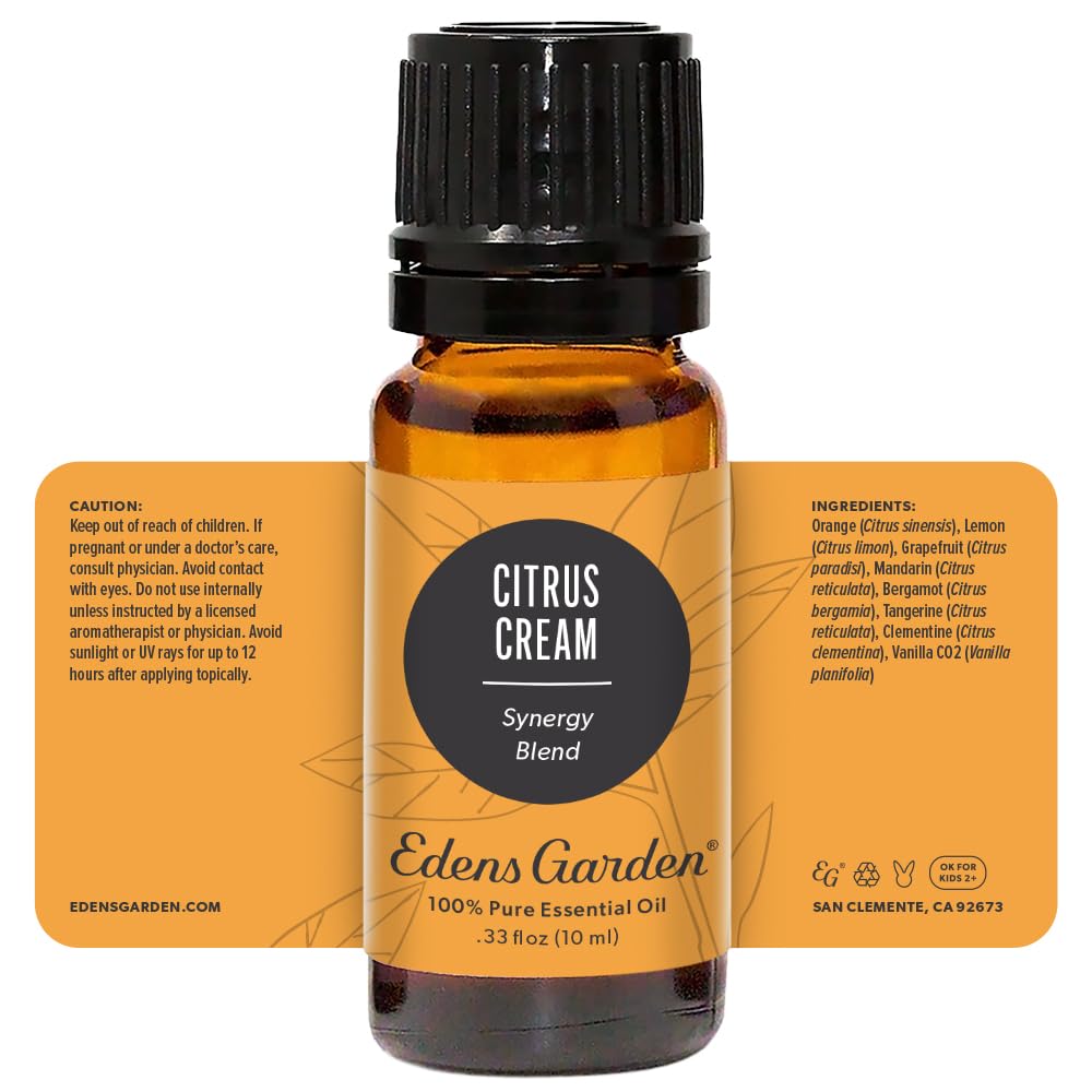 Edens Garden Citrus Cream packaging highlights purity