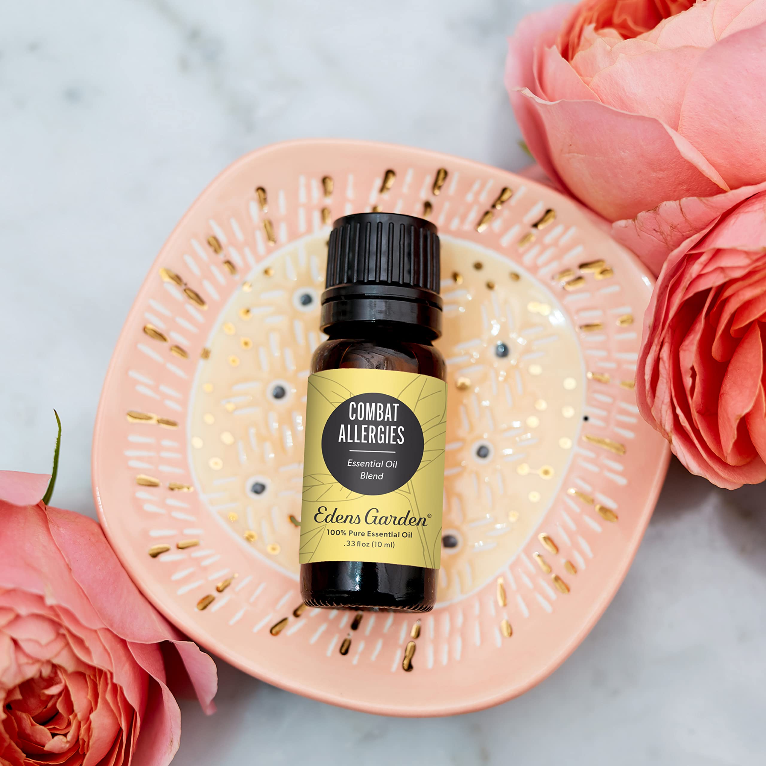 Edens Garden Combat Allergies in diffuser for a refreshing room aroma.