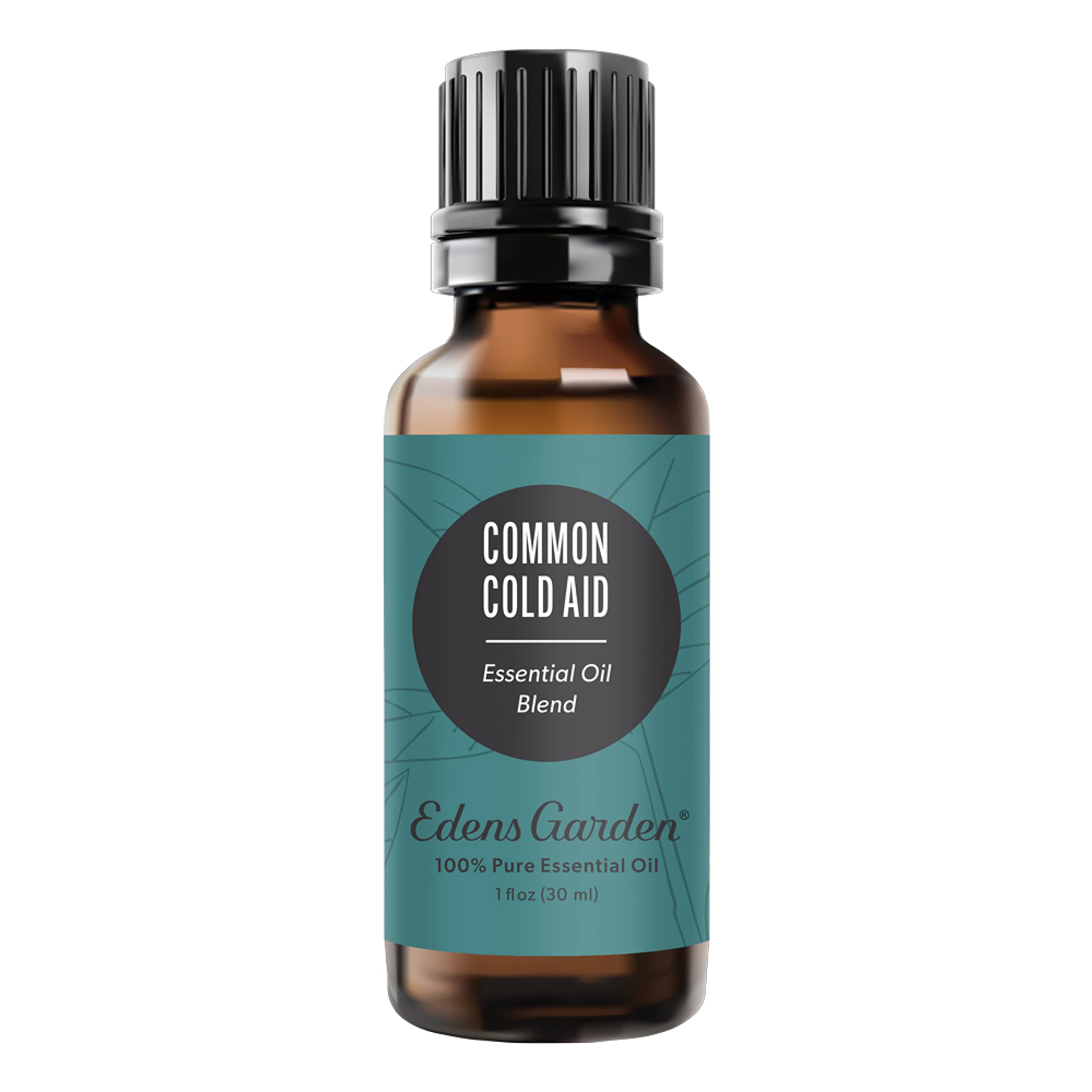 Edens Garden Common Cold Aid bottle for uplifting mood and respiratory support.