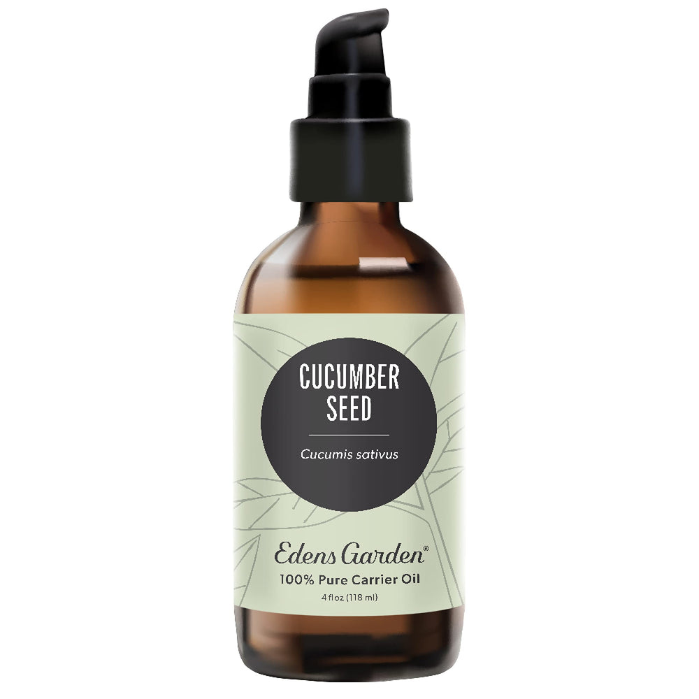 Edens Garden Cucumber Seed Oil bottle for lightweight, refreshing skin hydration