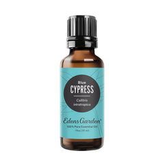 Edens Garden Cypress-Blue bottle for diffuser use with forest-inspired aroma.